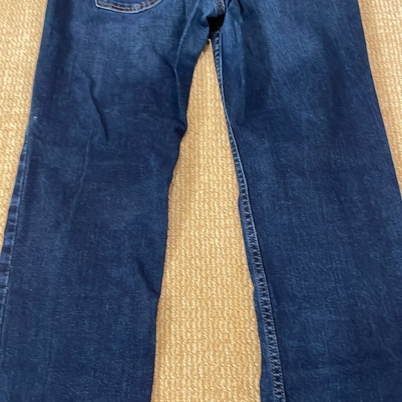 NWOT Hollister size 32x34 dark blue jeans straight cut - Picture 8 of 10
